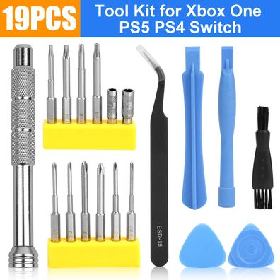 Reparatur Werkzeug Set Pry Schraubendreher Kit fur PS5/4 Xbox One Controller