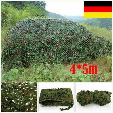 4X5m Camouflage Jagd Tarnnetz Armee Army Tarnung Camo Hunter Army Military Net