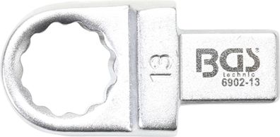 Einsteck-Ringschlüssel | 13 mm | Aufnahme 9 x 12 mm BGS