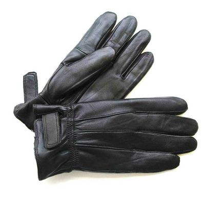 Lederhandschuhe schwarz gefuettert Winter Leder Handschuhe schwarz `