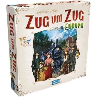 ASM Zug um Zug Europa 15 Jahre Edition J DOWD0022 - Asmodee DOWD0022 - (Spielware...
