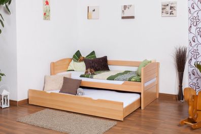 Einzelbett / Stauraumbett "Easy Premium Line" K1/s Voll inkl. 2. Liegeplatz und