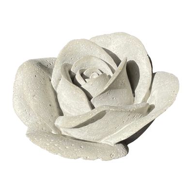Betonfigur Rose ROSA - handgefertigte Dekoration für Garten und Haus