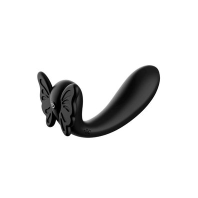 Dream Toys Midnight Magic Butterfly Analvibrator Black One Size