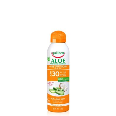 Equilibra Aloe Solare Aloe-Sonnenschutz SPF30 Spray 150ml