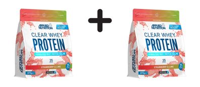 2 x Applied Nutrition Clear Whey (875g) Strawberry and Lime
