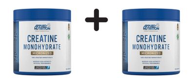 2 x Applied Nutrition Creatine Monohydrate (250g) Unflavoured