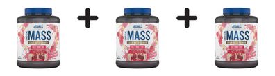 3 x Applied Nutrition Critical Mass Professional (2400g) White Chocolate Raspberry