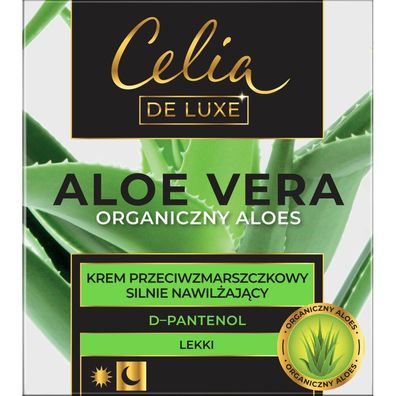 Celia De Luxe Aloe Vera Light Anti-Falten Tages- und Nachtcreme 50ml