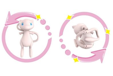 Pokemon Neue Mew Figur mit Pokéball - Mew Sammel Pokemon Figuren