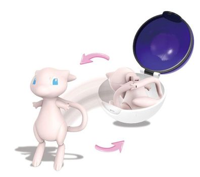 Nintendo Pokemon Mew Spiel-Figur mit Pokéball - Mew Sammel Pokemon Figuren