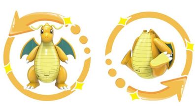 Pokemon Neue Dragoran Figur mit Pokéball - Dragoran Sammel Pokemon Figuren