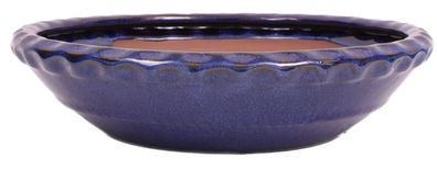 Bonsai - Schale rund 26 Ø x 6.7 cm, blau 30050