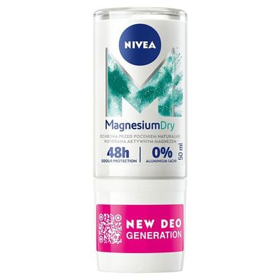 NIVEA Magnesium Dry Fresh Antitranspirant Roll-on für Frauen 50ml