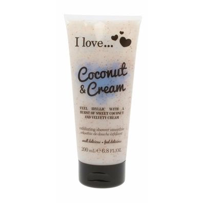 I Love... Coconut & Cream Exfoliating Shower Smoothie 200ml