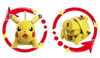 Pokemon Neue Pikachu Go Figur mit Pokéball - Pikachu Go Sammel Pokemon Figuren