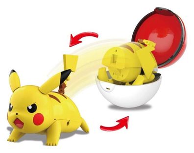 Nintendo Pokemon Pikachu Go Spiel-Figur mit Pokéball - Pikachu Sammel Pokemon Figuren