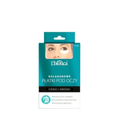L`BIOTICA Collagen Augenpflaster - Dunkle Augenringe 1p.-3x2pcs