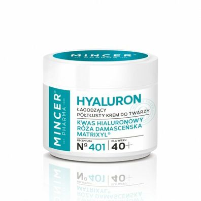 Mincer Pharma Hyaluron Beruhigende Halbfett-Gesichtscreme