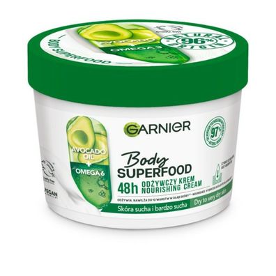 Garnier Body SuperFood Nourishing Avocado Oil + Omega 6 Body Cream