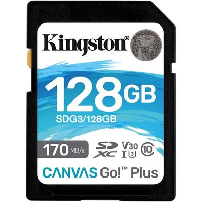 Canvas Go! Plus 128 GB SDXC (schwarz, UHS-I U3, Class 10, V30)