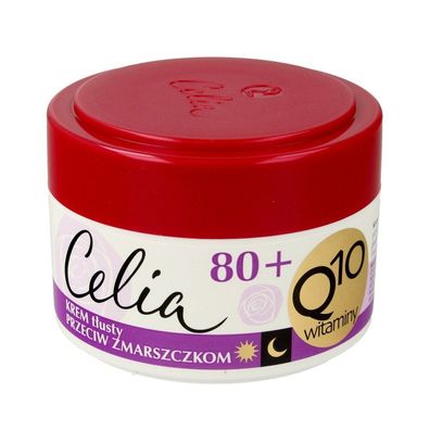 Celia Q10 Vitamine 80+ Anti-Falten Tages- und Nachtcreme 50ml