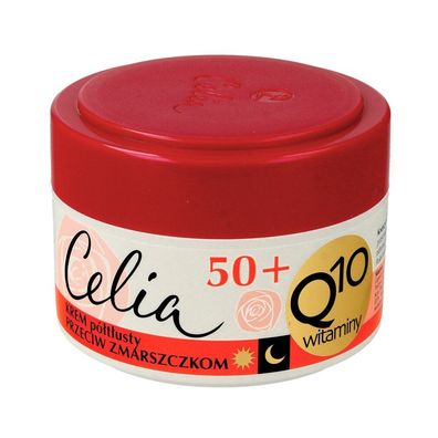 Celia Q10 Vitamine 50+ Anti-Falten Tages- und Nachtcreme 50ml