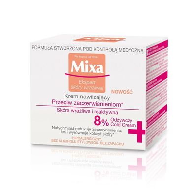 MIXA Sensitive Skin Expert Feuchtigkeitscreme gegen Rötungen 50ml