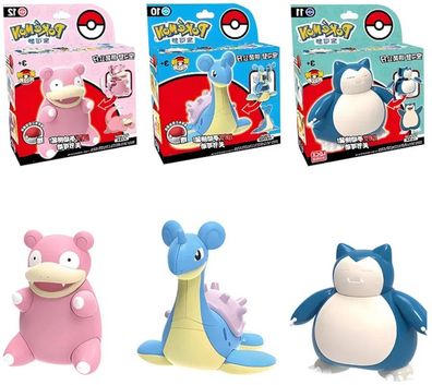 Pokémon Figur mit Pokeball - Pokémon Figuren zum Sammeln: Flegmon, Lapras, Relaxo