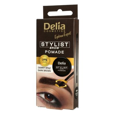 Delia Cosmetics Augenbrauen-Experte Augenbrauen-Pomade dunkelbraun 1pc