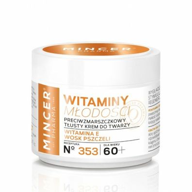 Mincer Pharma Vitamine Anti-Falten-Creme - fettig 60+ Nr. 353 50ml