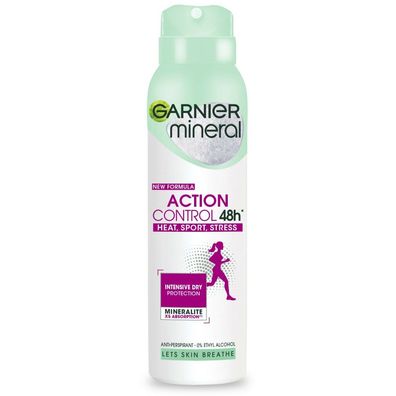 Garnier Mineral Deodorant Spray Action Control 48h - Sport, 150ml