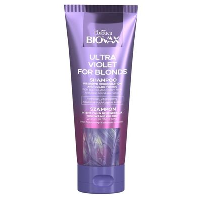 L`BIOTICA Biovax Ultra Violet für Blondinen Shampoo Intensive