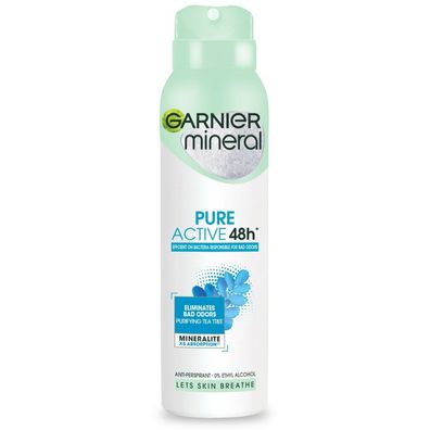 Garnier Mineral Deodorant Spray Pure Active 48h - 150ml