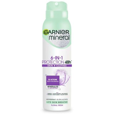Garnier Mineral Deodorant Spray 6in1 Schutz 48h Floral Fresh-150ml