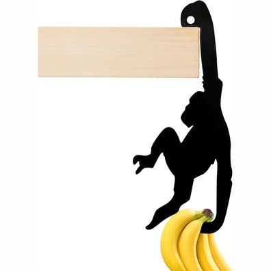 Bananenhalter Affe Lustige Küchendeko Obsthalter Frischhalte Gadget Bananenhaken