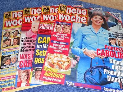 Zeitschrift/ Zeitschriften -neue Woche 4 x 1999 bis 2000