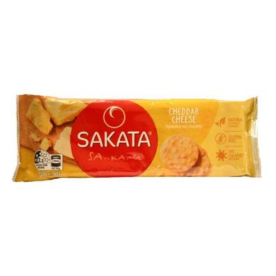Sakata Rice Crackers Cheddar Cheese 100 g
