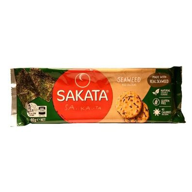 Sakata Rice Crackers Seaweed Seetang 90 g