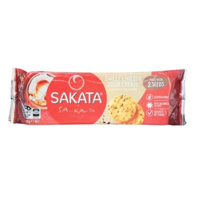 Sakata Rice Crackers Sweet Chilli & Sour Cream 90 g