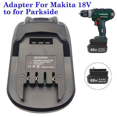 Akku Adapter fur Makita 18 V Li-Ion Konvertieren zu Parkside 20 V Werkzeug