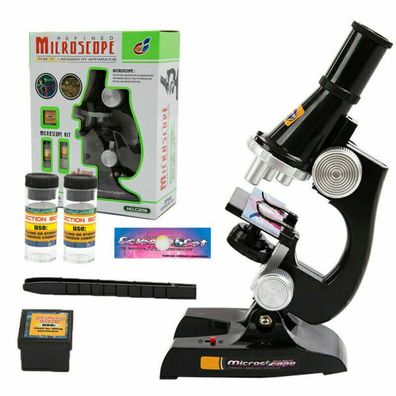 Mikroskop fur Kinder Junior Beginner 450x Beleuchtung Forschen Entdecken HOT