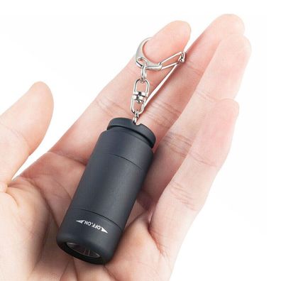 Mini LED Licht Lampe USB Taschenlampe Tasche Schluesselanhänger wiederaufladbare