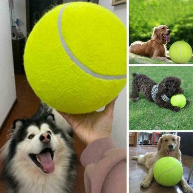 24cm Hund Tennis Ball Hundespielzeug Bälle Hunde Spielzeug fur große Haustier