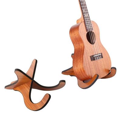 Holz Halter Gitarrenständer faltbarer for Gitarre Ukulele Mandoline Banjo Violin