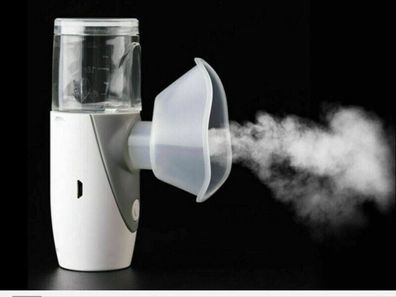 Tragbare Mini Vernebler Maschine Ultraschall-Inhalator fur Kinder und Erwachsene