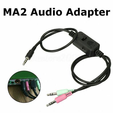fur MA2 Live Stream Streaming Adapter Kabel 3.5mm Upgraded Version fur Handy