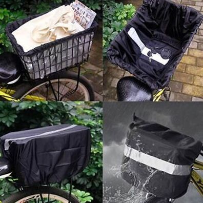 Strapazierfähige Fahrradkorb Liner Regenschutzabdeckung aus Oxford Sattelbezug
