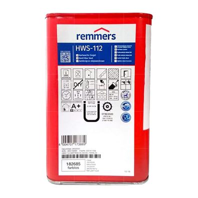 Remmers HWS-112 Hartwachs-siegel 1 LTR Farblos Klarlack 1K-Versiegelung Holzschutz