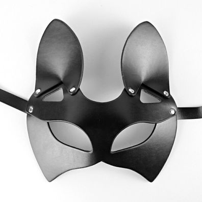 Halloween Frauen PU Leder Gesichtsmaske Maskerade Party Katze Mädchen Sexy Maske